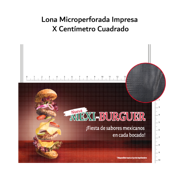 Lona Mesh o Micro perforada por m2